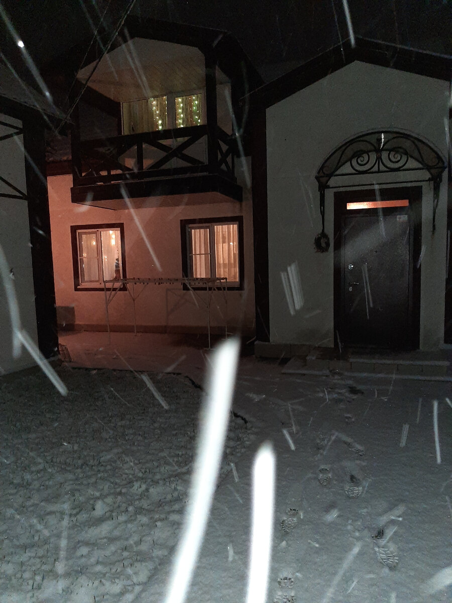 Снежок на юге даже в радость