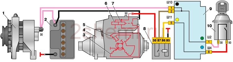 Реле стартера ВАЗ 2107: назначение, неисправности и ремонт
