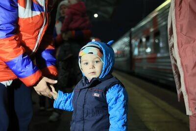    Прибытие беженцев в Подмосковье ©Константин Семенец Пресс-служба Губернатора и Правительства Московской области