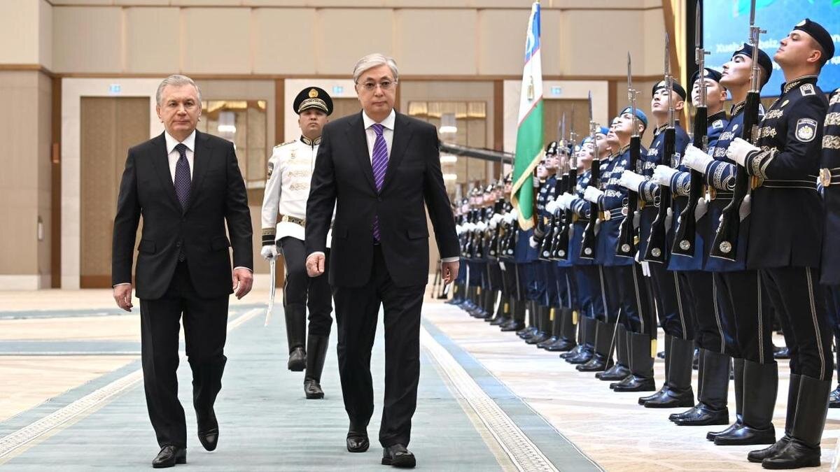    Касым-Жомарт Токаев и Шавкат Мирзиеев:t.me/bort_01