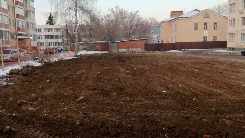    Пустырь на месте снесенного аварийного дома в Коломне © Сайт Комитета по архитектуре и градостроительству Московской области