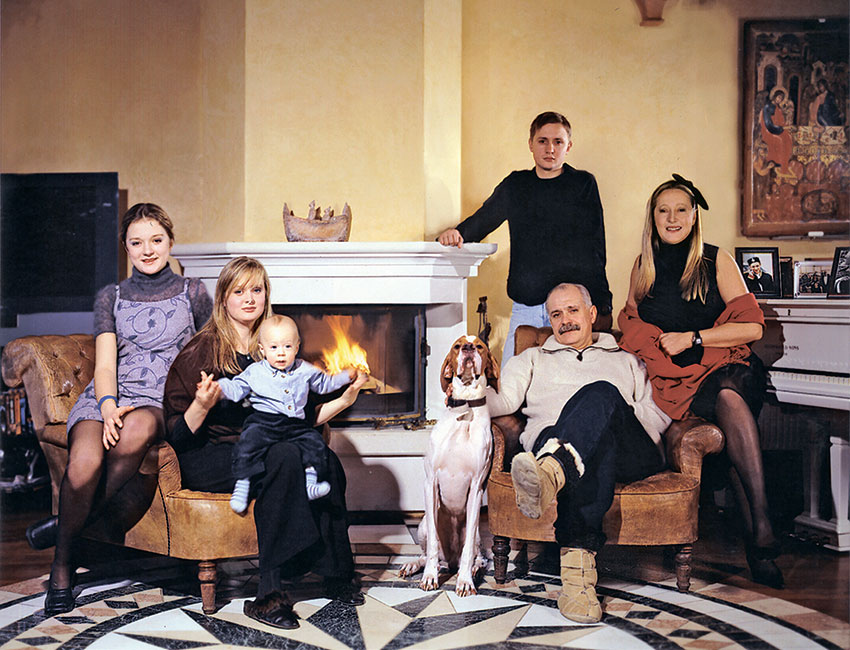 Большая семья Михалковых, середина 90-х. 