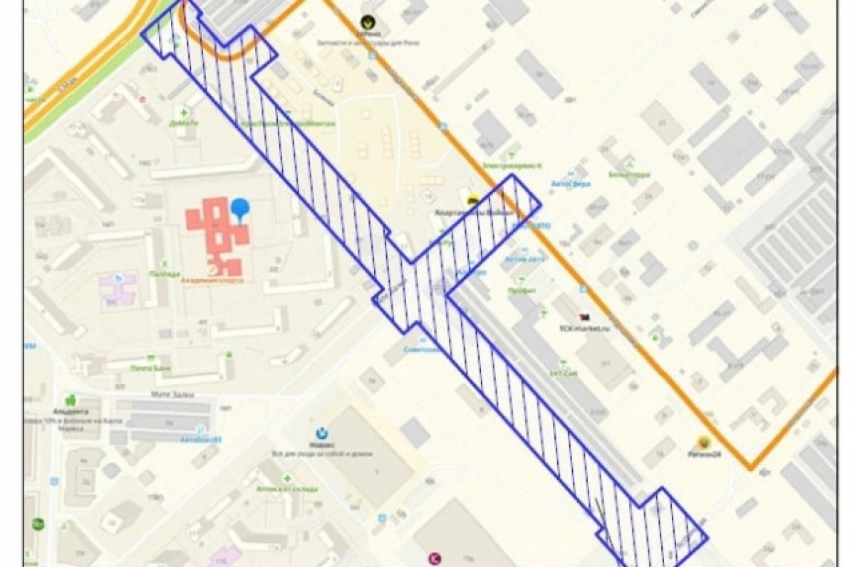    Дорога должна закольцевать ул. Ястынская, 9 мая и пр. Комсомольский в единую дорожную сеть.