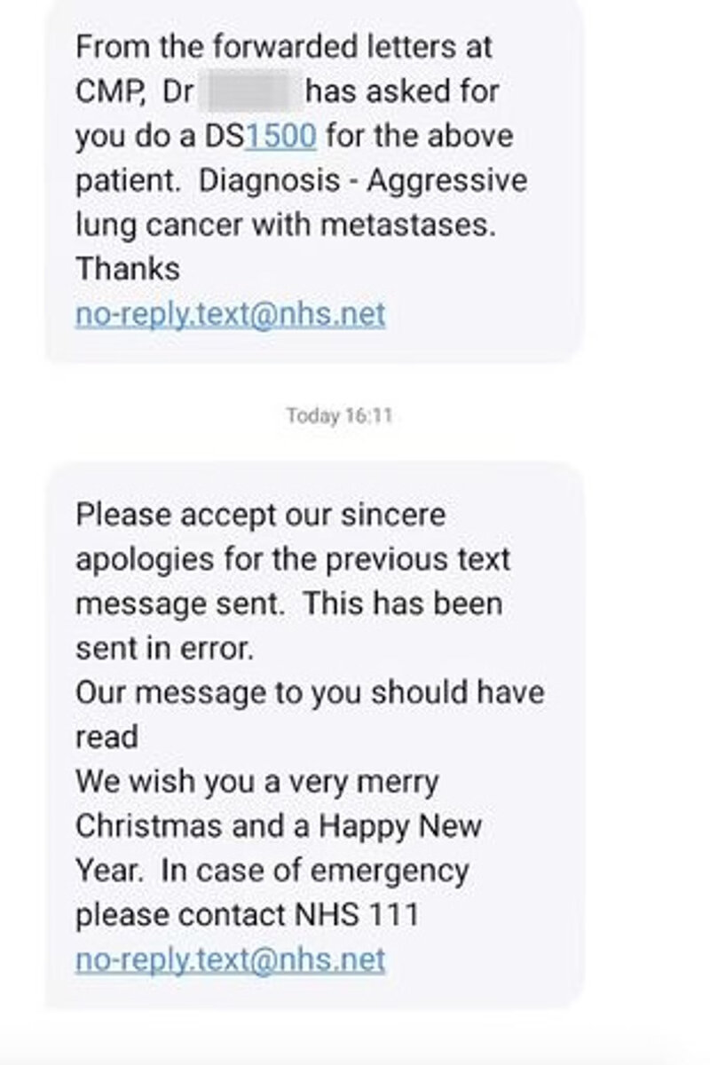    «...Ваш диагноз — агрессивная форма рака легких с метастазами. Спасибо»Соцсети