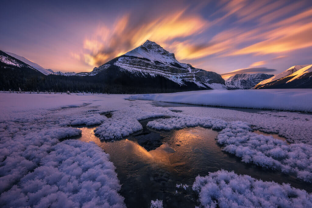 Canadian Rockies зима