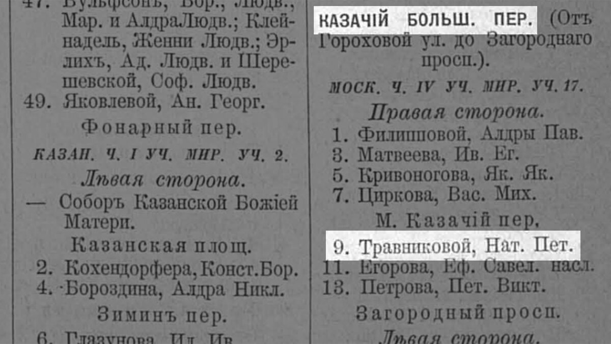 137 фото об истории бывшего доходного дома Фёдора Ивановича Кривдина в  Большом Казачьем переулке, 9. | Живу в Петербурге по причине Восторга! |  Дзен