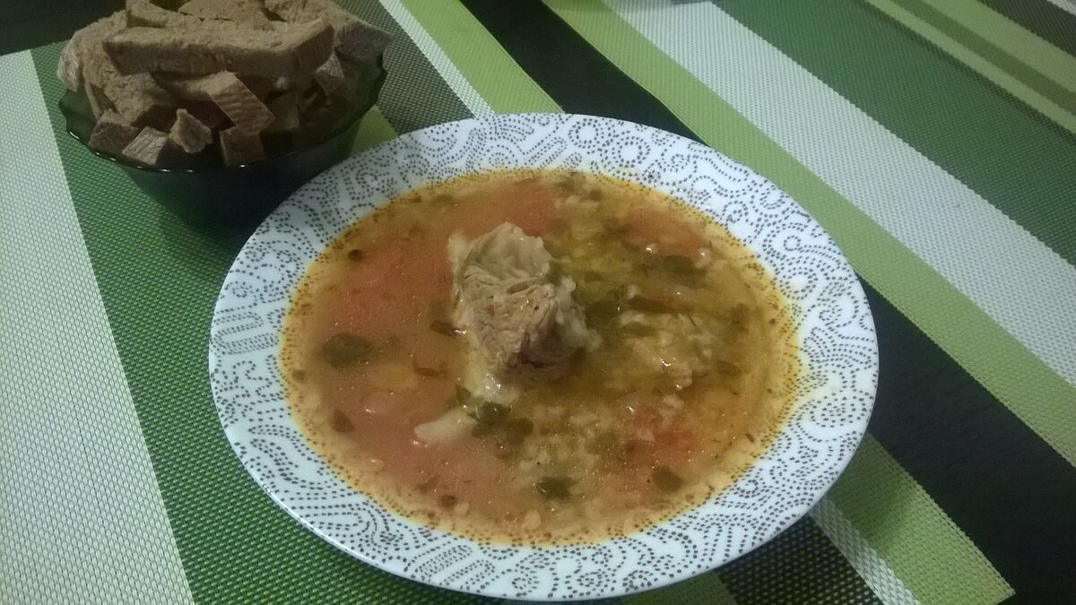    Харчо на телячем бульоне