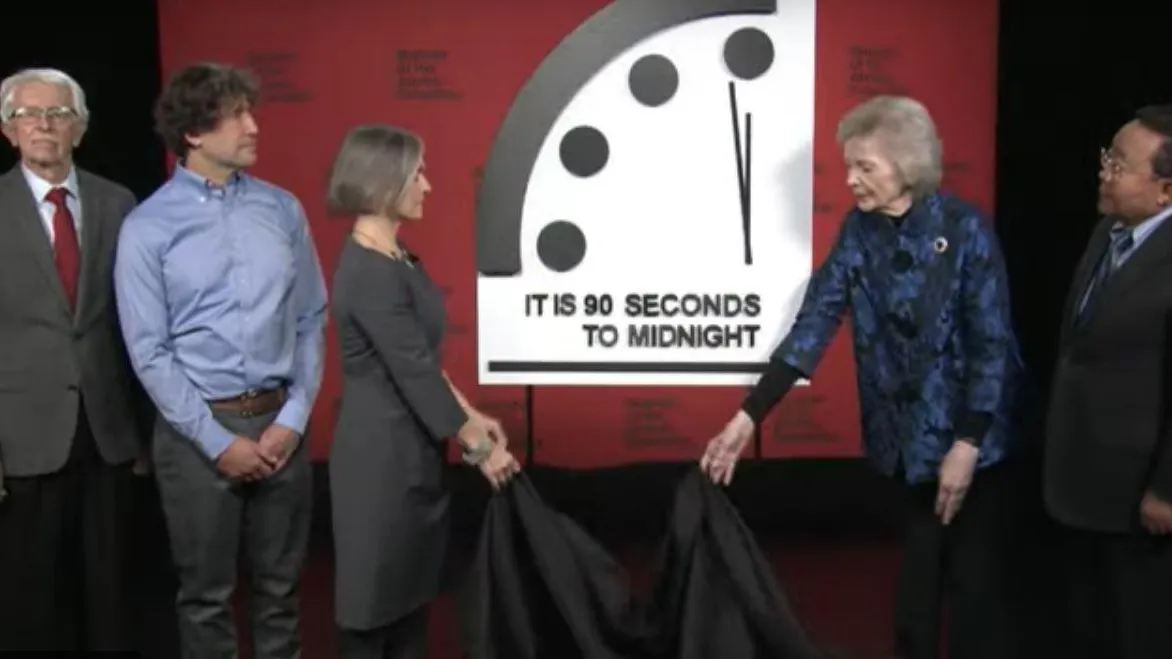 90 секунд до ядерного апокалипсиса". Стрелки на часах Судного дня перевели на 10