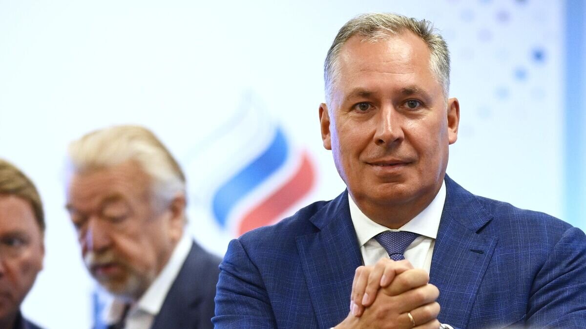    Президент Олимпийского комитета России Станислав Поздняков (справа) © РИА Новости / Владимир Астапкович