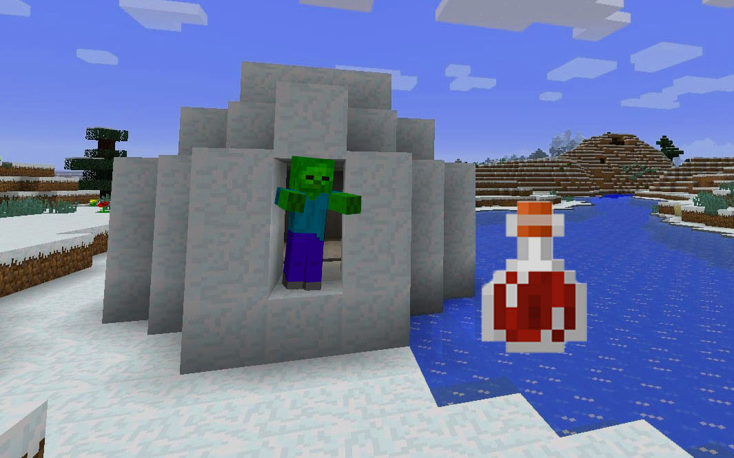 Иглу из майнкрафта