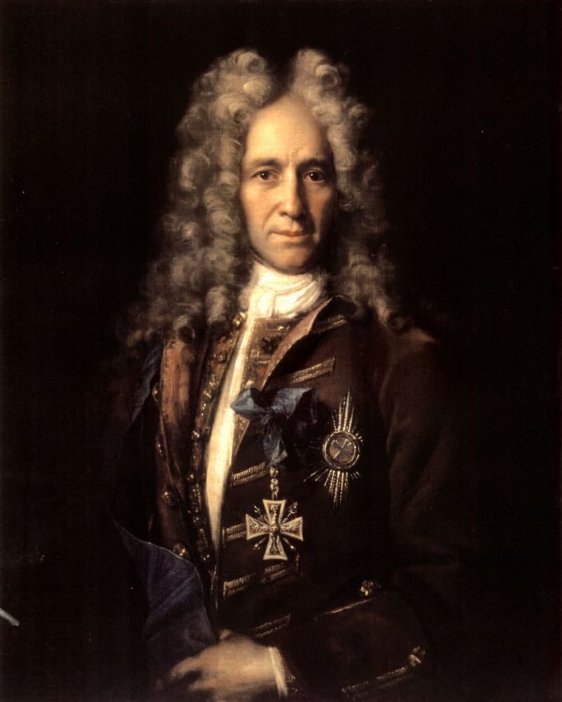 Репродукция портрета графа Головкина работы Ивана Никитина