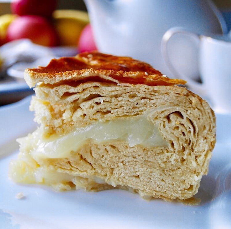 Египетский пирог с кремом. 