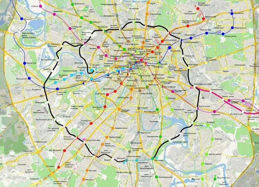 Moscow Metro Map 