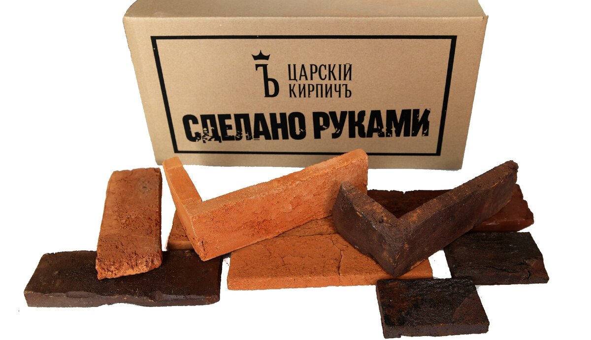 Плитка из кирпича ручной формовки "Царский Кирпич"