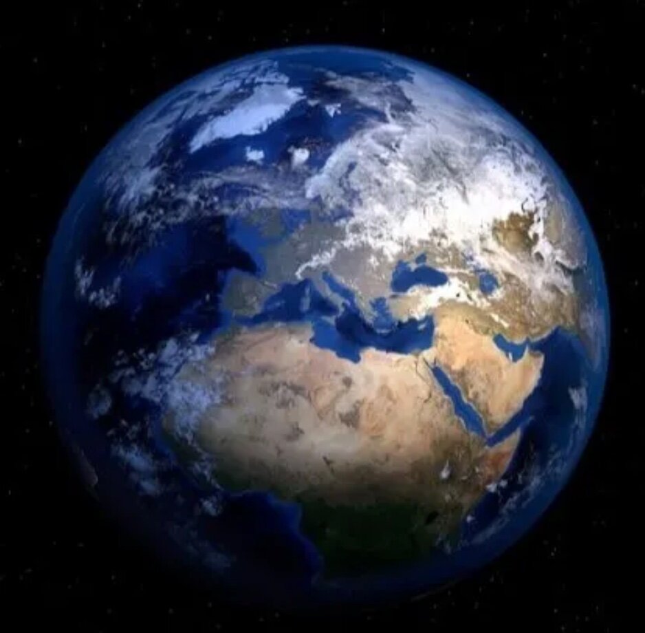 Планета Земля — вид из космоса 