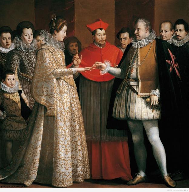 Свадьба Генриха IV и Марии Медичи  