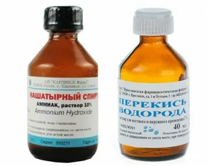Аммиак и перекись водорода 