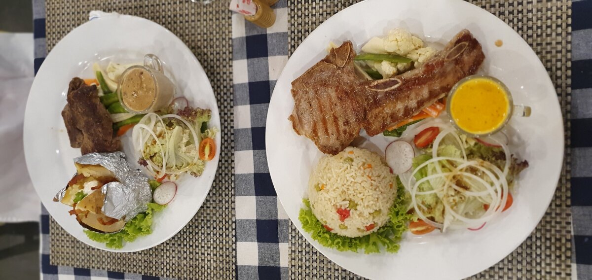 Стейки. Фото мое.