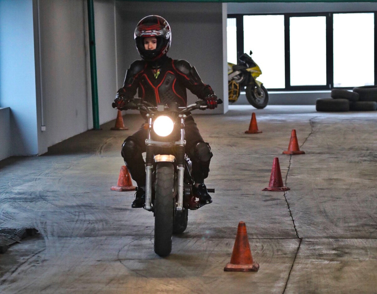 Я на занятиях по вождению