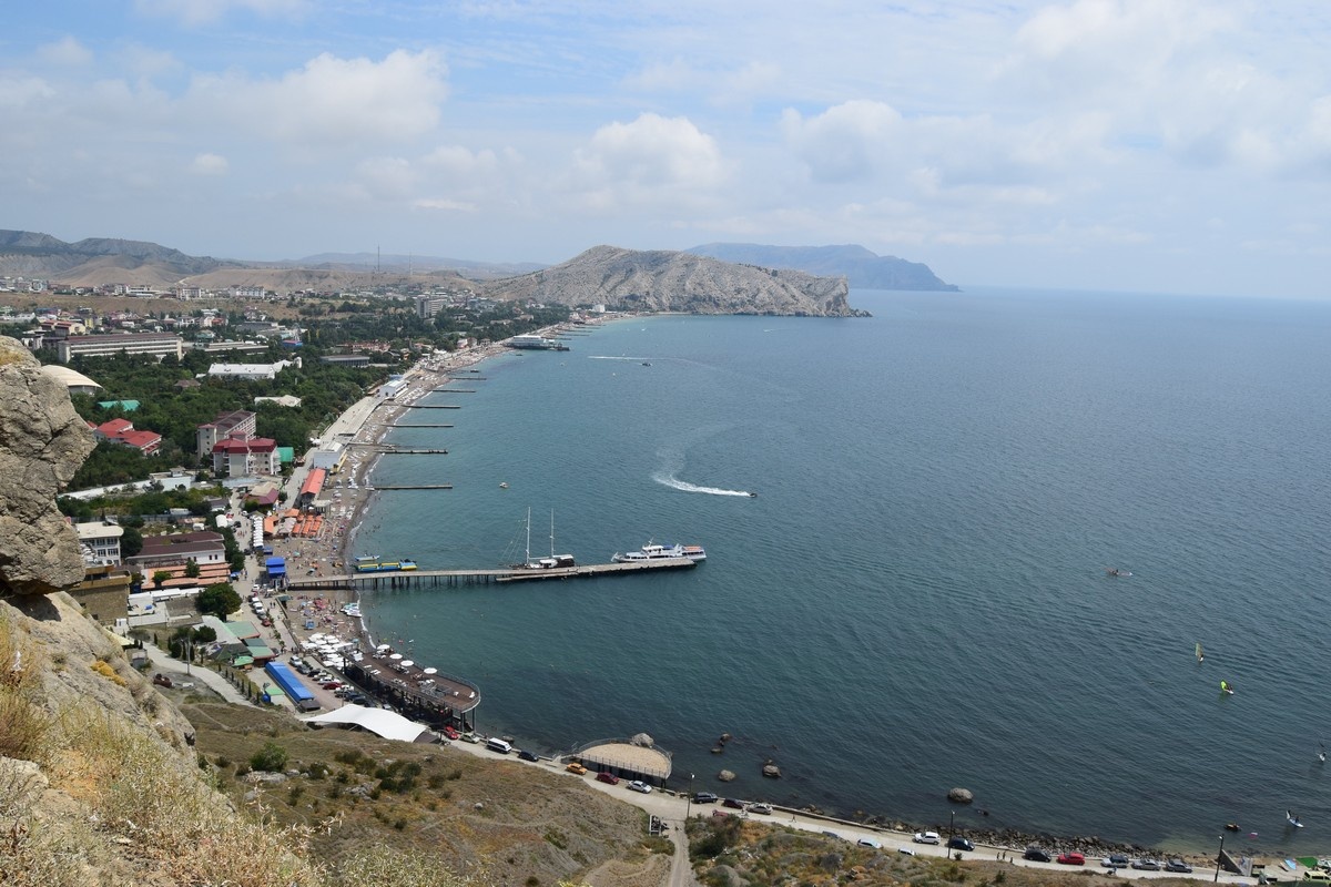 Вид на Судак