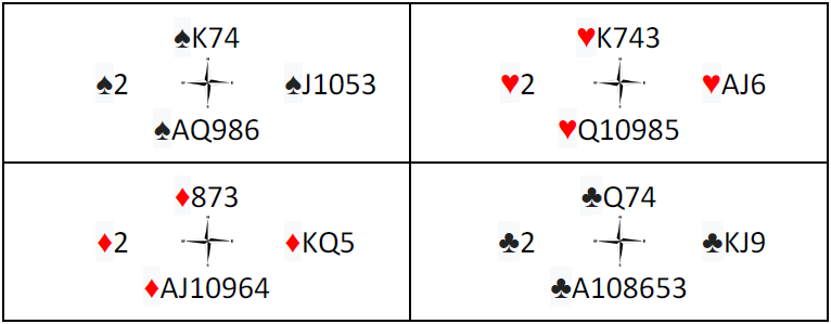 Примеры, показывающие почему не стоит ходить в синглетный козырь