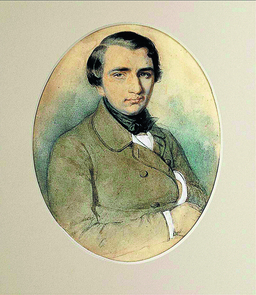 Иван Сергеевич Тургенев в возрасте 20 лет