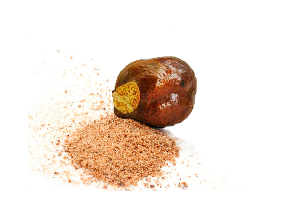 так выглядит орех и его измельченный брат