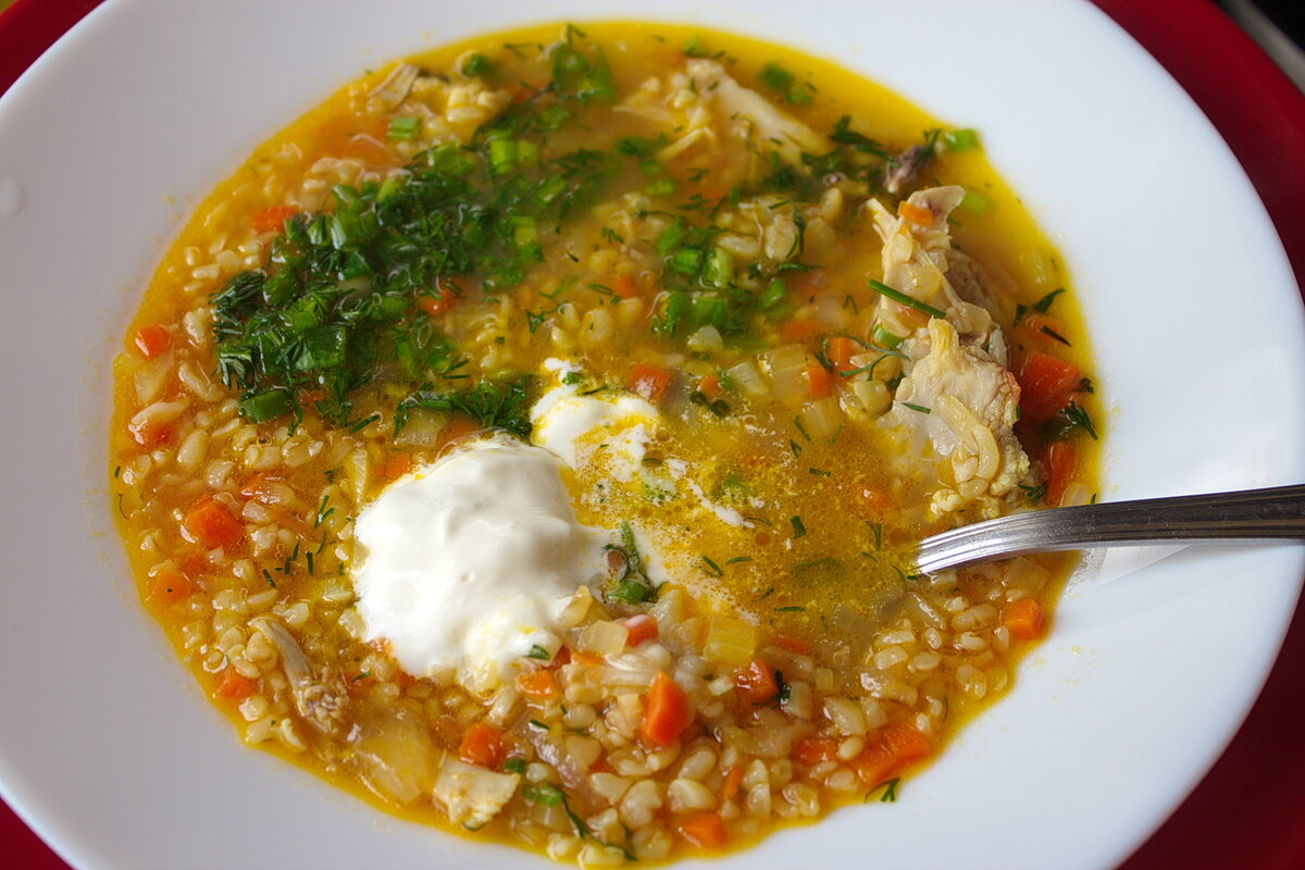 Мой лучший куриный суп с булгуром: Достойная альтернатива рису и перловке