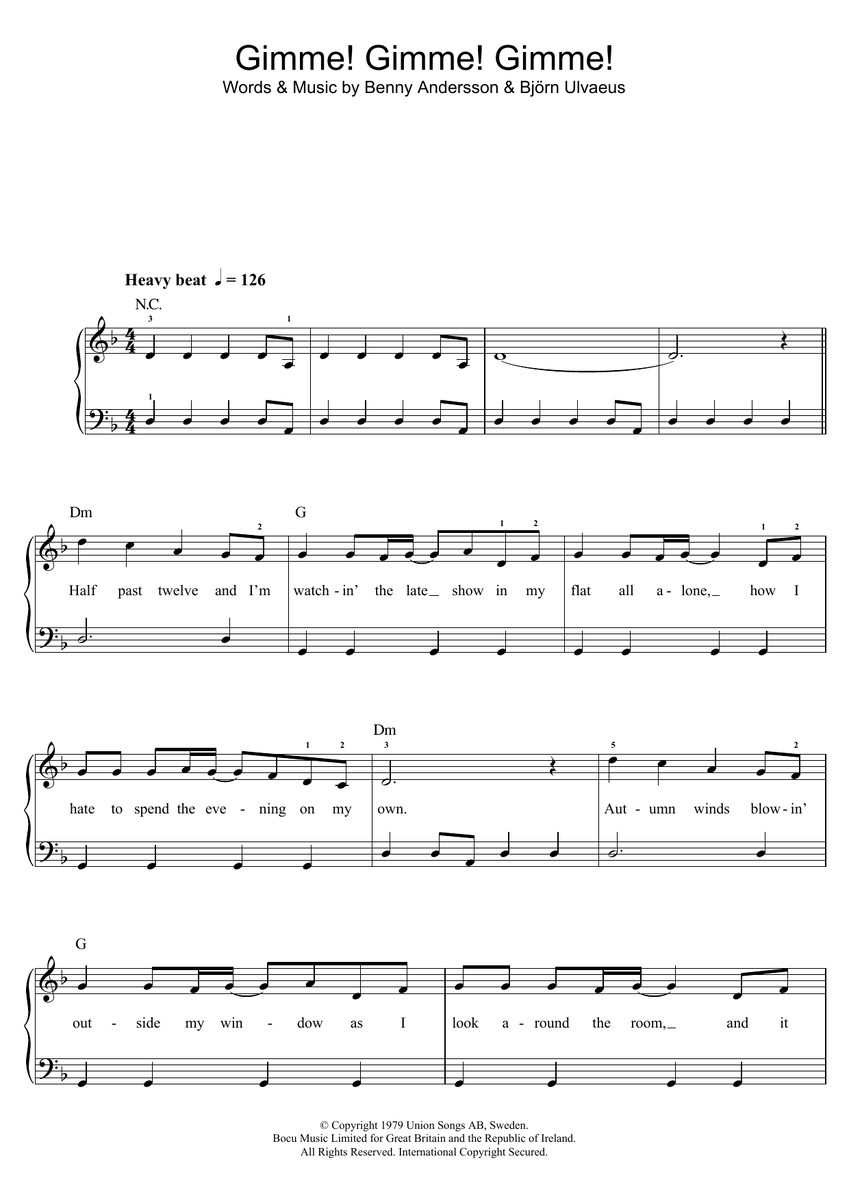 Abba gimme gimme gimme ноты. Abba gimme gimme gimme. Abba gimme табы. Abba gimme gimme gimme аккорды. Abba gimme gimme ноты для фортепиано.