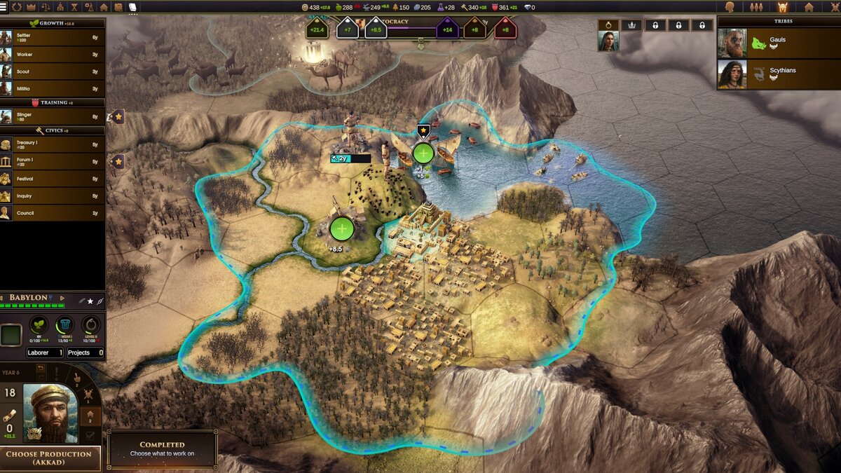 Я бы подумал, что это какой-то мод для цивы, но зная жанр, под одинаковой внешкой могут скрываться абсолютно разные игры.