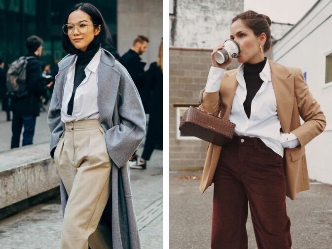 С чем носить белую рубашку