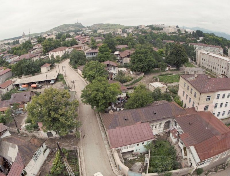 Панорама Шуши в 1988-м году