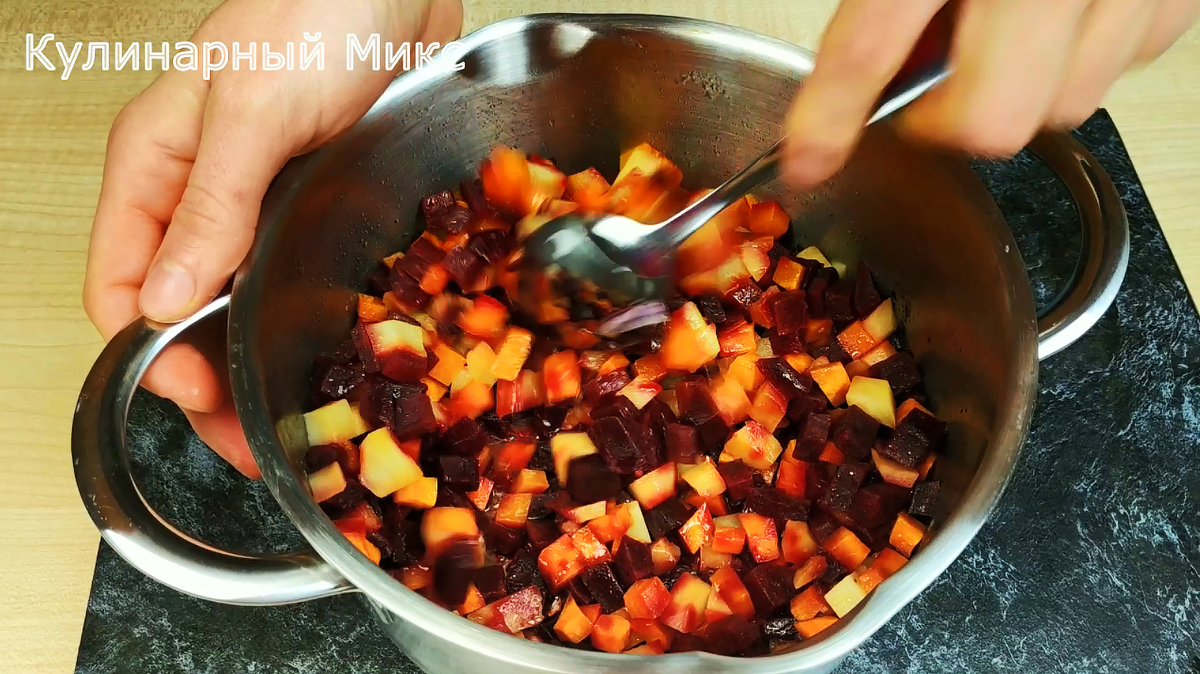 Вкусный салат со свеклой