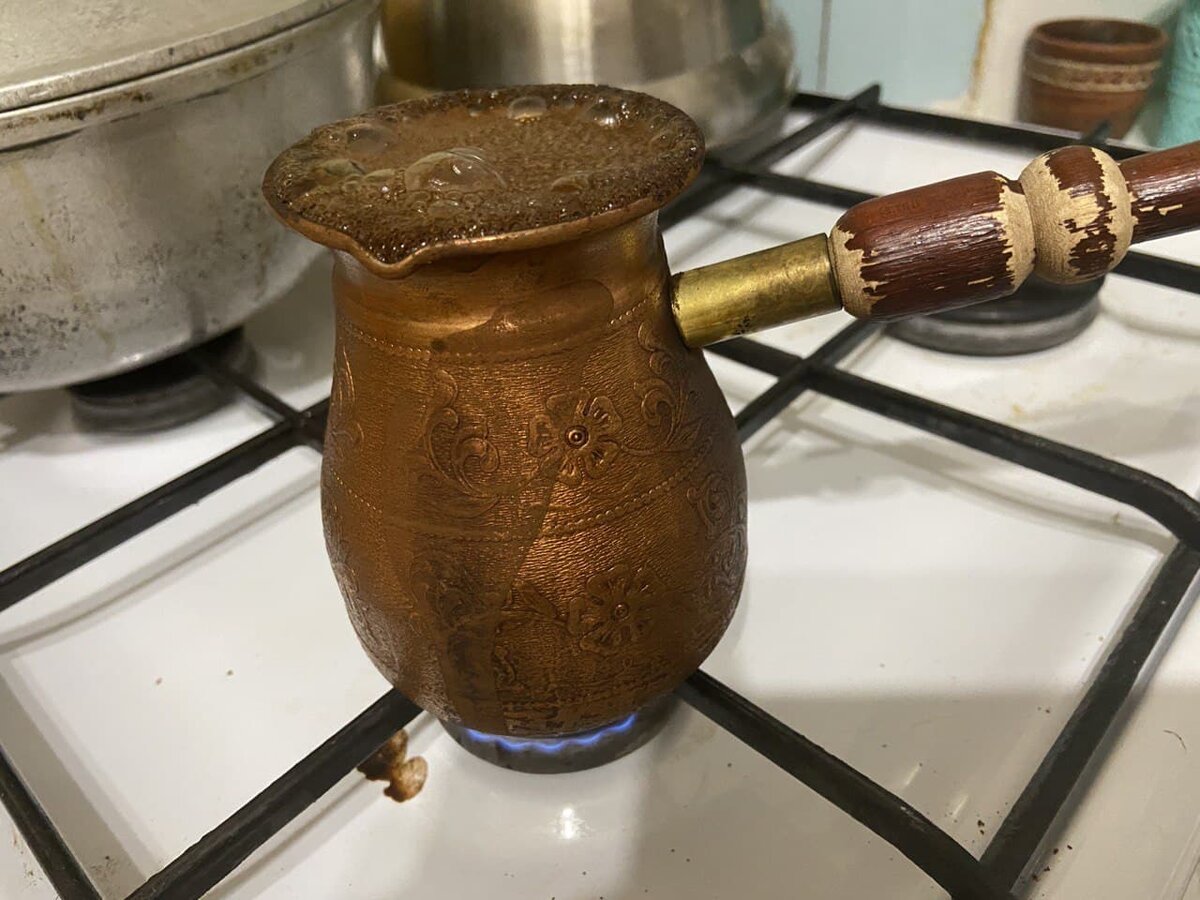 Натуральный кофе из турки