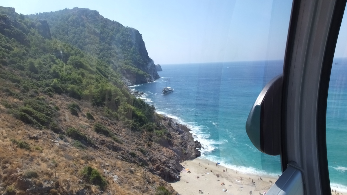 Вид на пляж Клеопатры