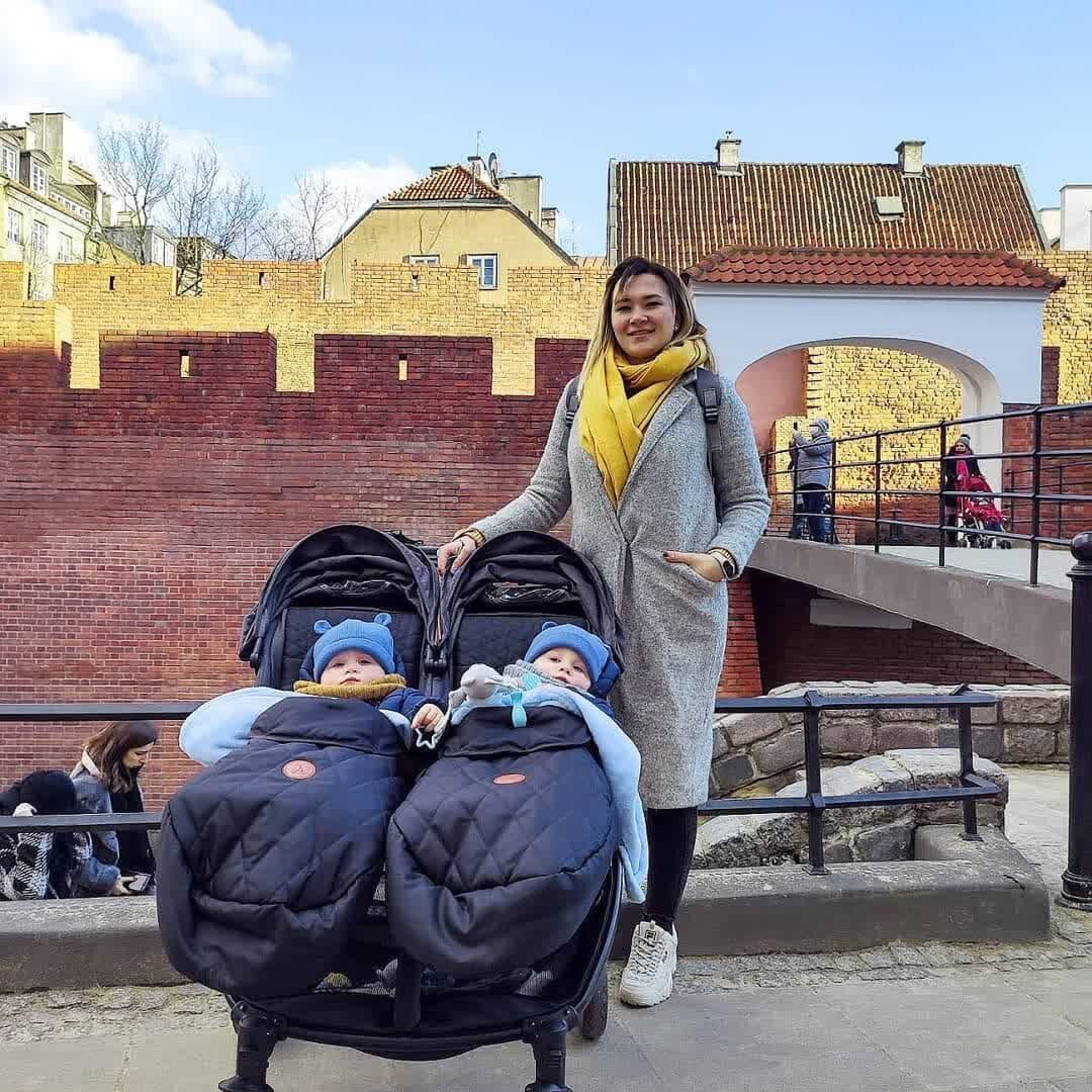 Прогулка по столице Польши с моими детками.