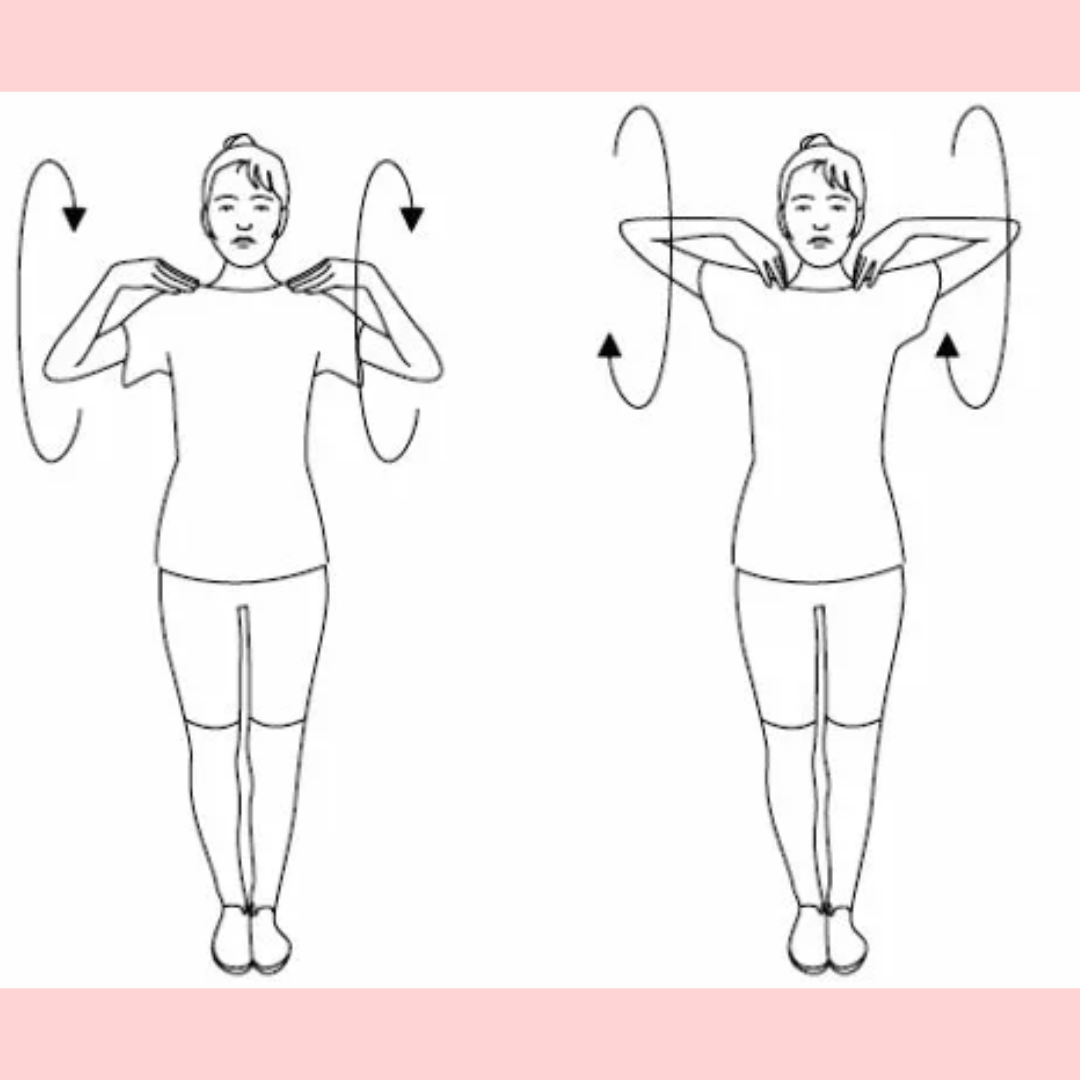 Ладони на ширине плеч. Вращение плечами упражнение. Упражнение круговые вращения плечами. Круговые движения в локтевом суставе. Вращение руками в плечевом суставе.