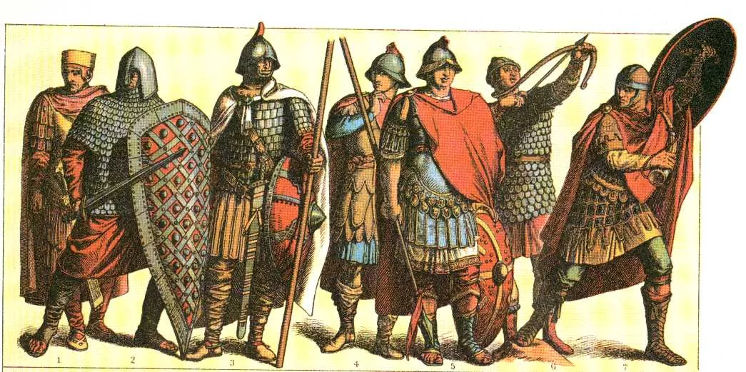 Vii ix. Франкская армия 6 век. Армия Франкской империи. Франкский воин 8 века. Франкская армия 8 век