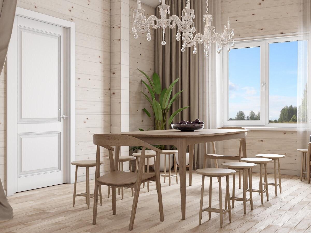 Дизайн комнаты отдыха современной бани из бруса на моем новом объекте СНТ «Город Золотой»