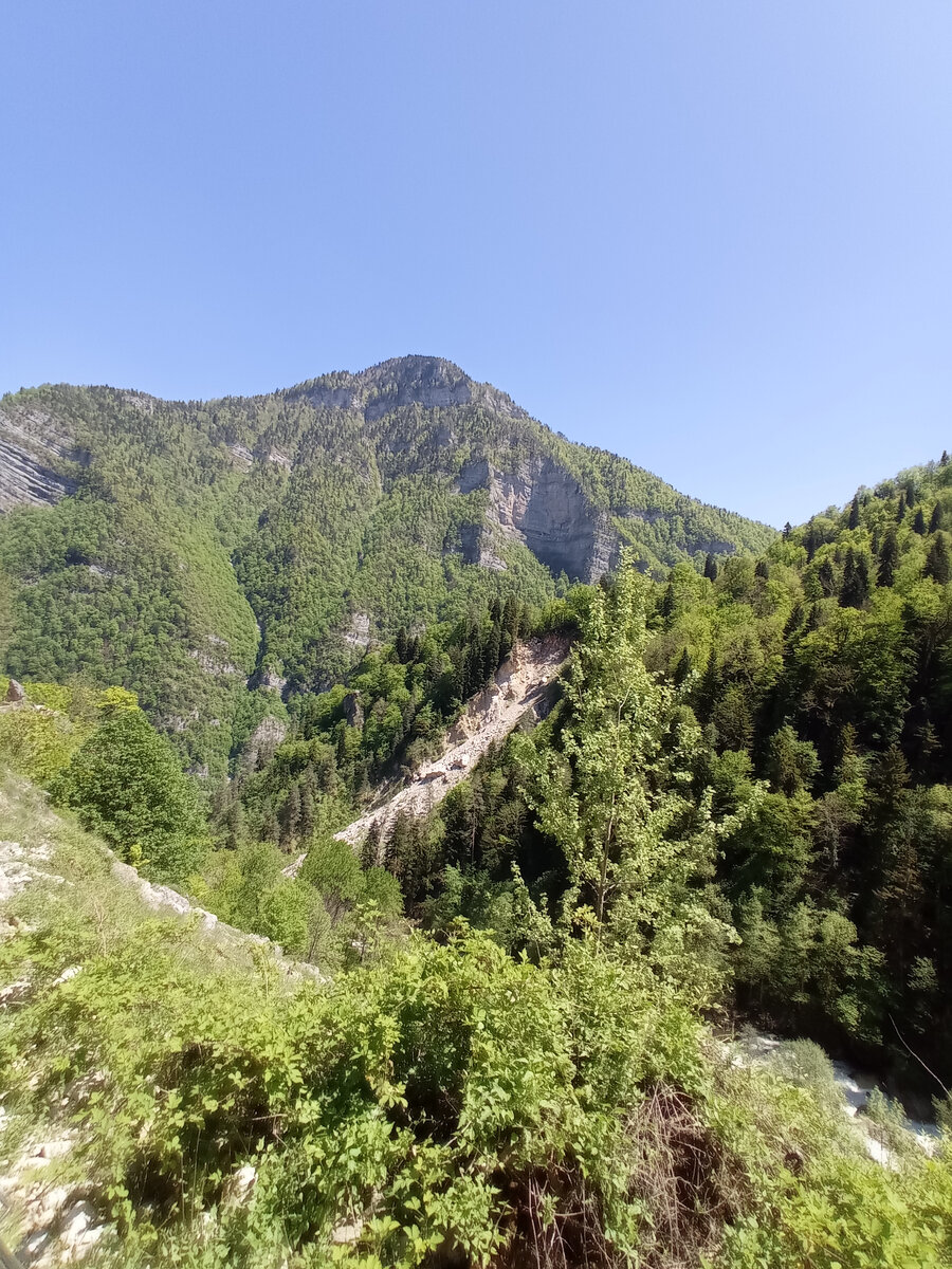 Дорога на озеро "Рица"