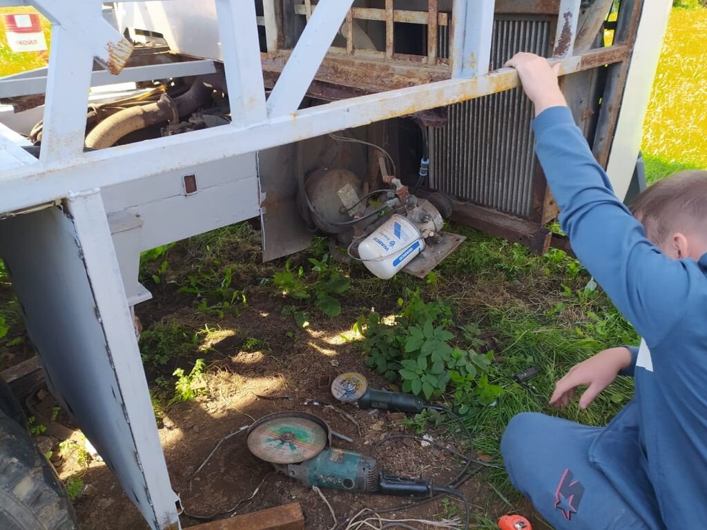 Будущий аккумуляторный отсек