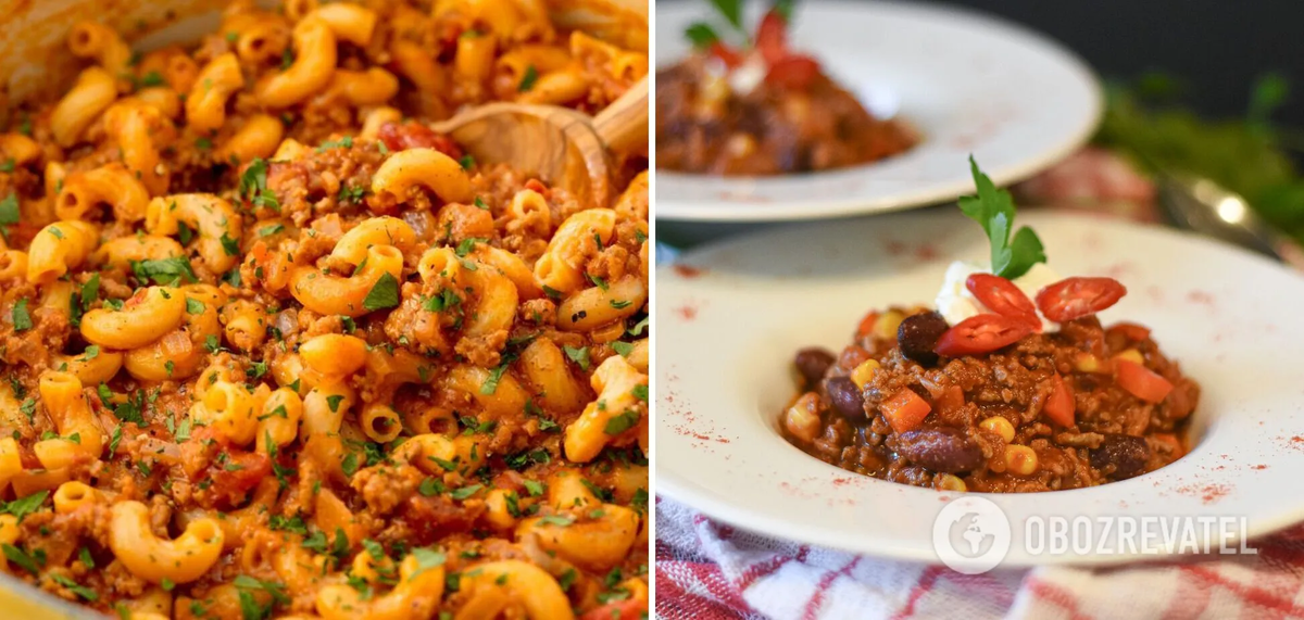 Макароны по-флотски