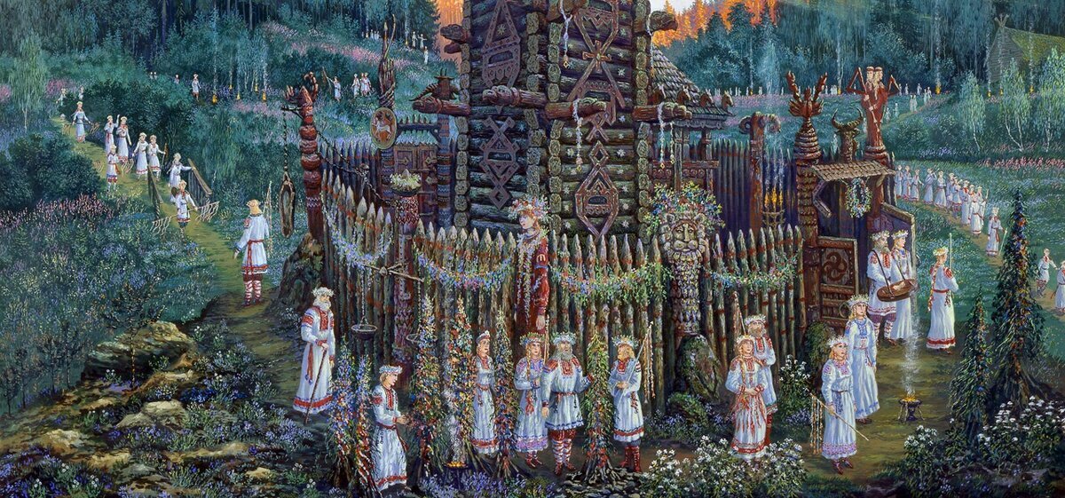 Языческая русь рисунки - 80 фото