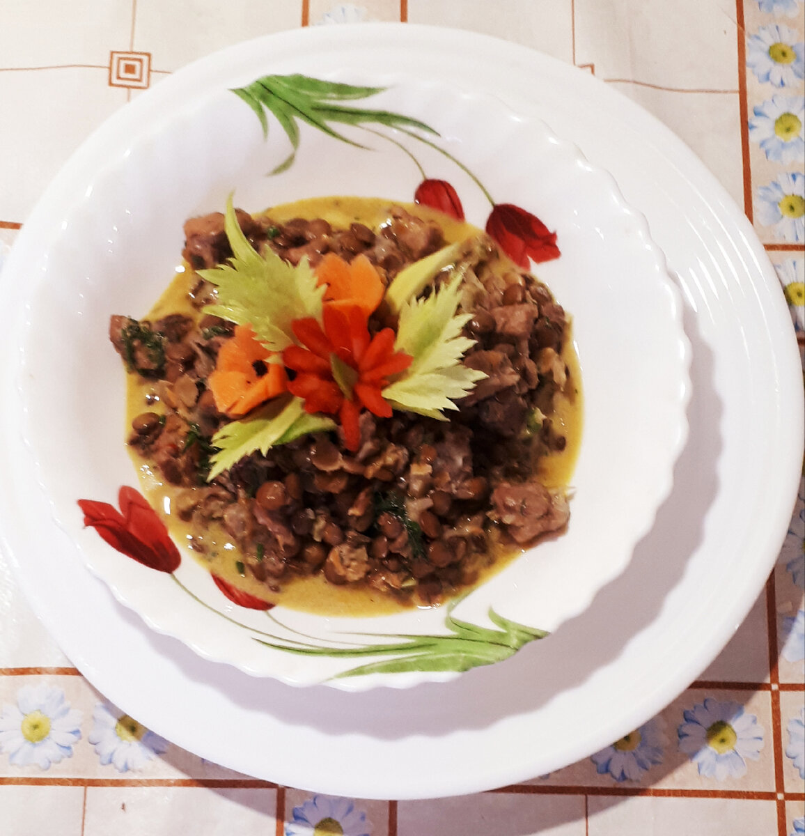 Говядина с чечевицей и тыквой / Мясные вторые блюда / Кукорама - вкусные рецепты