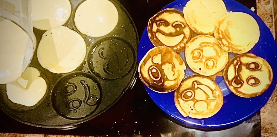 Процесс приготовления блинчиков