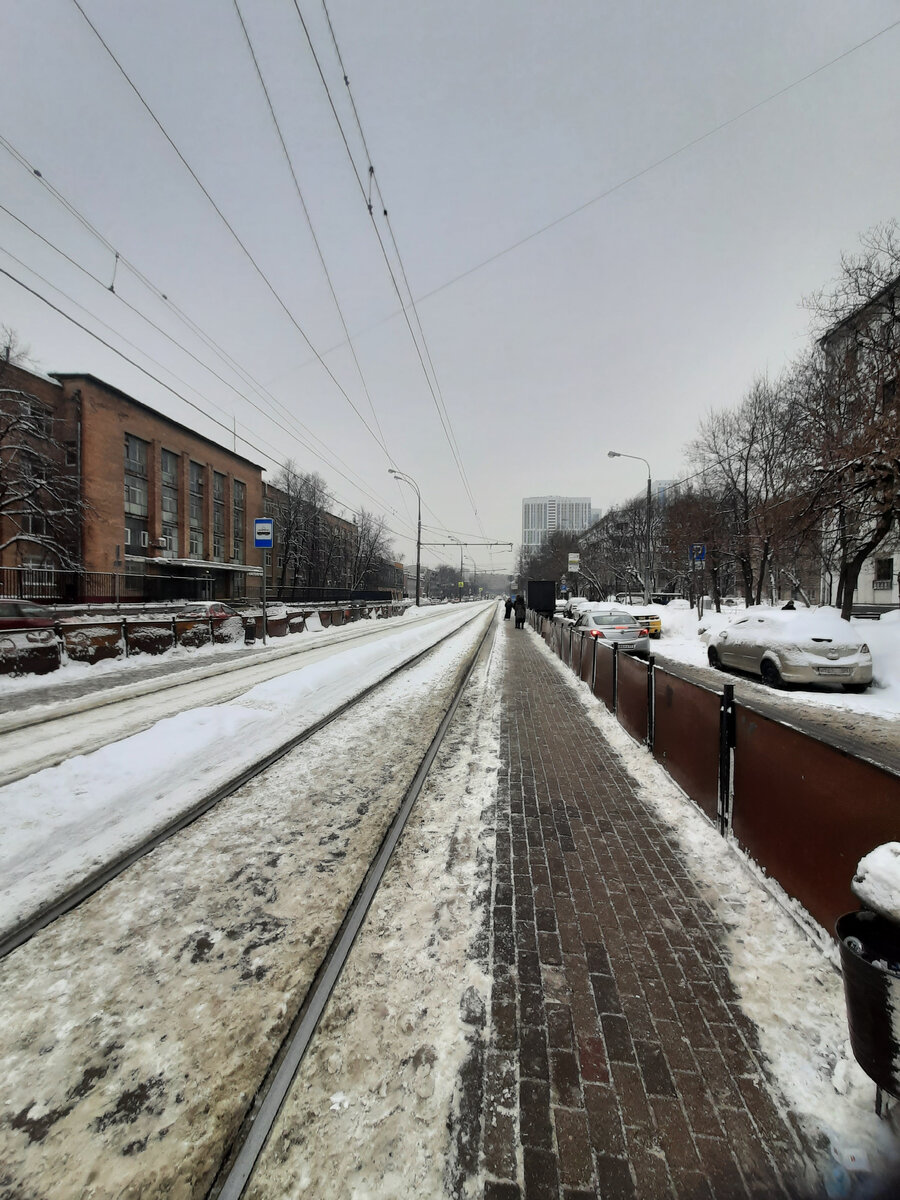 Улица Открытое шоссе . Москва. Фото автора.