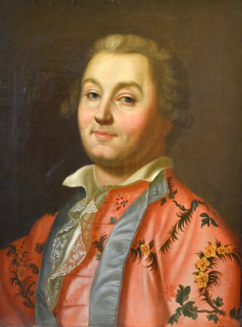 Неизвестный художник «Портрет графа Григория Григорьевича Орлова в китайском халате» / ГМЗ «Гатчина»