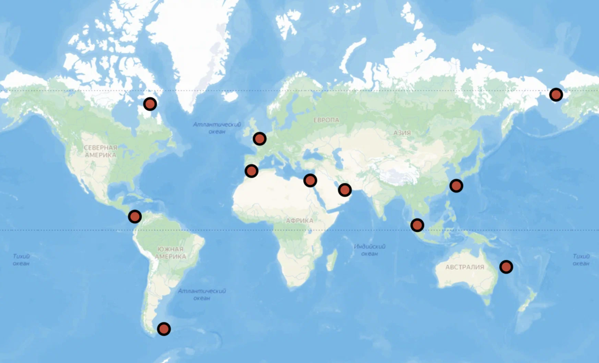 Наиболее критичные точки Мирового океана, которые контролируются англо-саксами