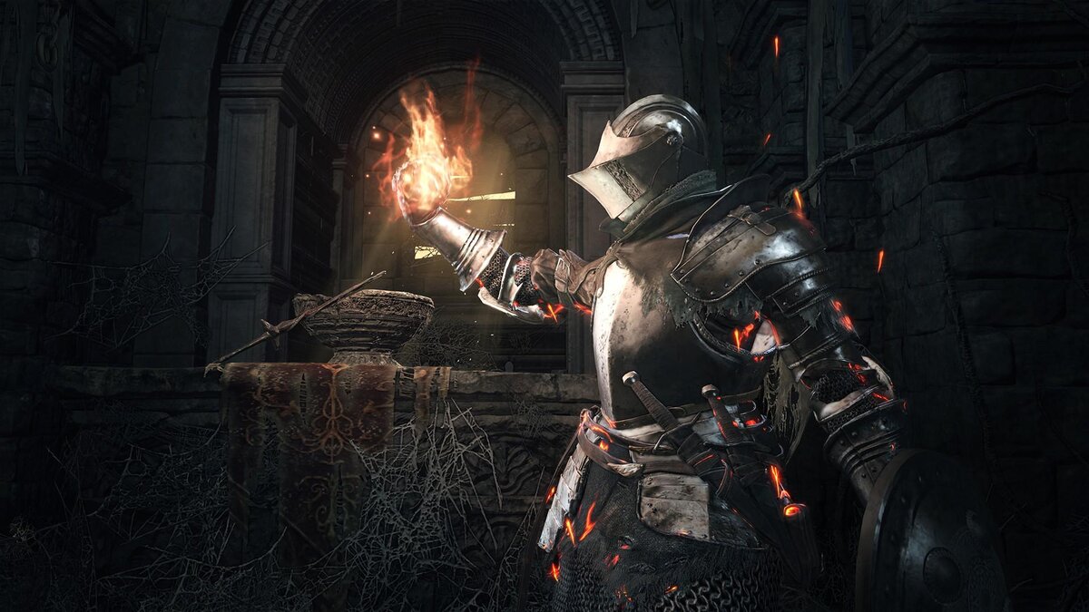 Изображения из игры Dark Souls 3.