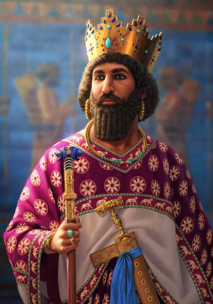 Царь Дарий III . Художественная 3D реконструкция